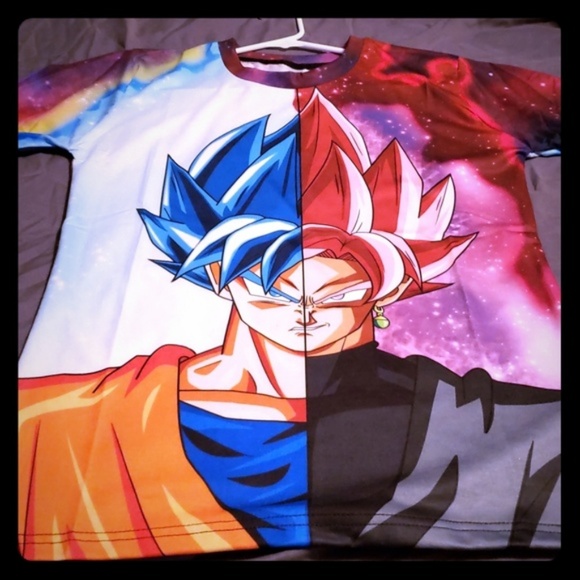 NWT Dragon ball super t-shirt Goku vs Black - Picture 3 of 3